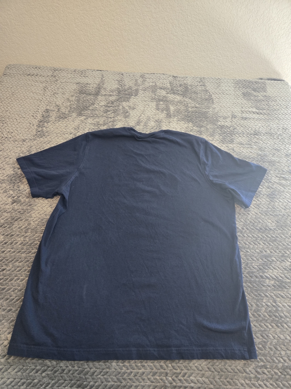 Adidas Originals Trefoil Logo T-Shirt Men’s XL Navy Blue White Graphic Tee - Picture 2 of 3